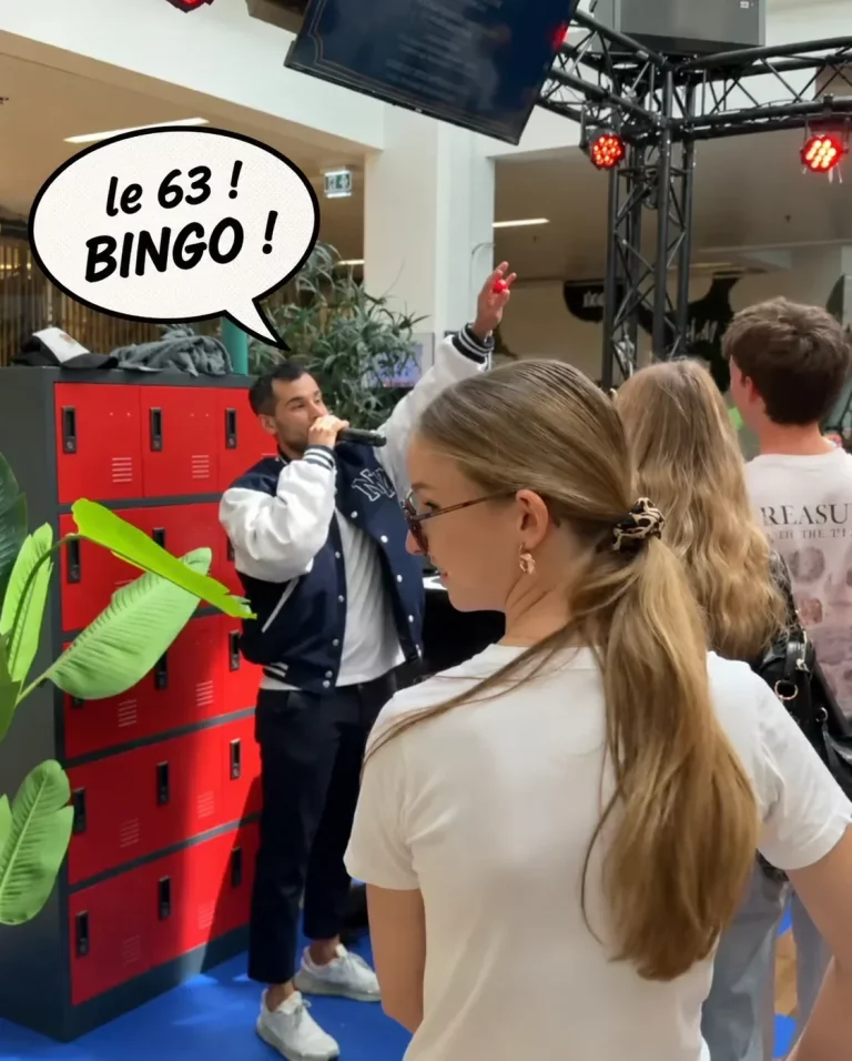 Animation d’un stand de salon avec un grand jeu de bingo